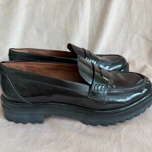 Reformation Agathea Black Loafers